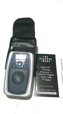 AM/FM Radio W/Batteries EX SI801 Hearing Enhancer Sharper Image Design Audio-