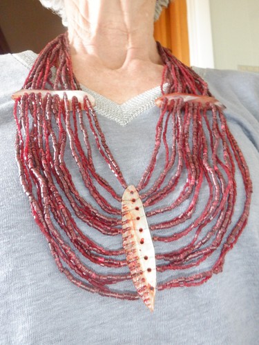Grand collier plastron - collier, de