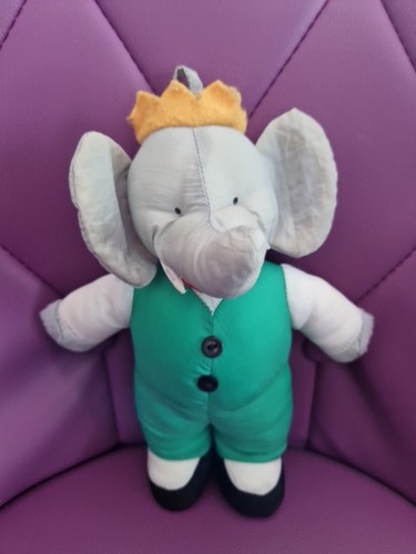 Doudou peluche babar - peluche,