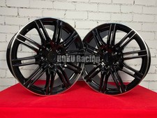 4X Roues noires 20" 5X130 10 rayons pour Porsche Cayenne E1 E2 9PA 92A Turbo