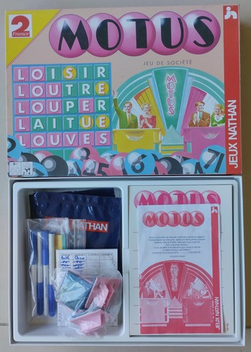 Jeu société motus - -,
