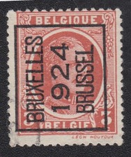TIMBRE Belgique 1924 roi
