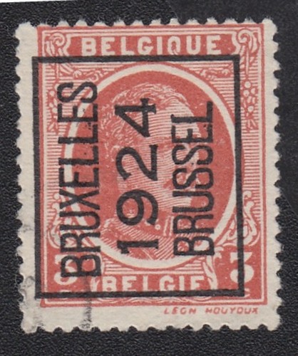 Timbre belgique 1924 roi - belgique,