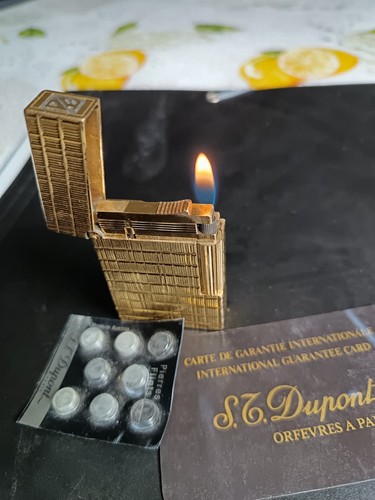 Briquet dupont plaque - plaque, en