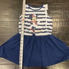 Minnie Mouse Disneyland Paris Authentic Sea Dress Kids Size 6