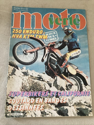 Moto verte 1981 - moto, 82