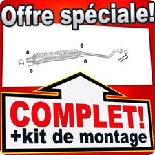Silencieux Intermédiaire pour OPEL ASTRA G 1.6 1.8 16V Cabrio Coupe échappement