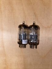 PHILIPS (No Telefunken) ECC88 Pair Little-Used Matched-Pair Test-Code?2F/e3
