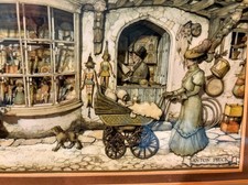 SHADOW BOX-3D TOY SHOP-Anton Pieck.