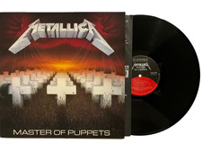 Metallica ‎Record Master Of Puppets LP + Inner US Press 1986 Elektra 960439-1