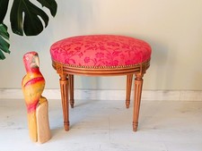 Banquette style Louis XVI en merisier massif