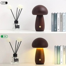Lampe Champignon Bois