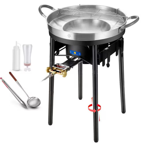 Concave comal set with - in.,