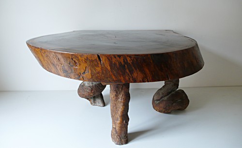 Table basse tronc - basse, arbre