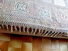 Couvre lit nappe  ancien en