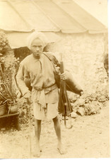 India, Carrier D&#039;Water Vintage Albumen Print Albumen Print 10x14 Ci