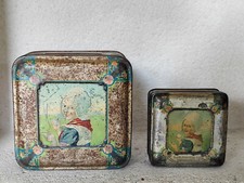 2 Anciennes Boîtes Tôle