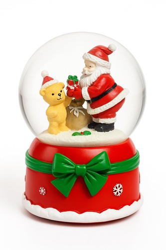 Boule neige père noël - boule,
