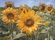 TOURNESOLS Décoration murale