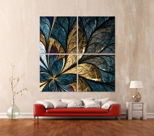 Tableau abstrait toile noir - tableau,