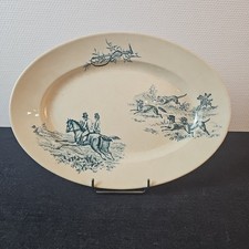 Plat Ovale Décor De Vénerie