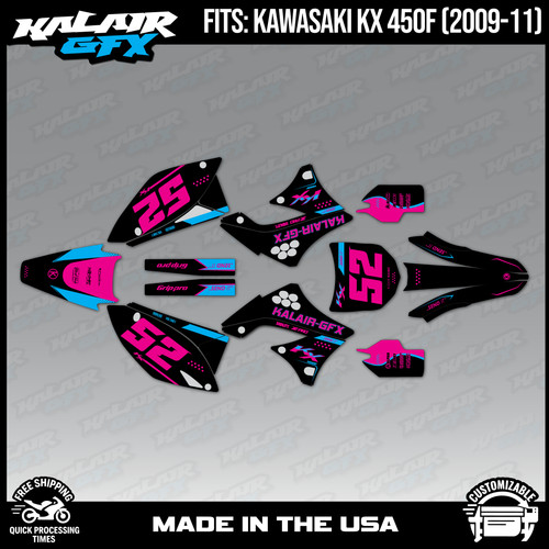 Graphics kit for kawasaki - for,