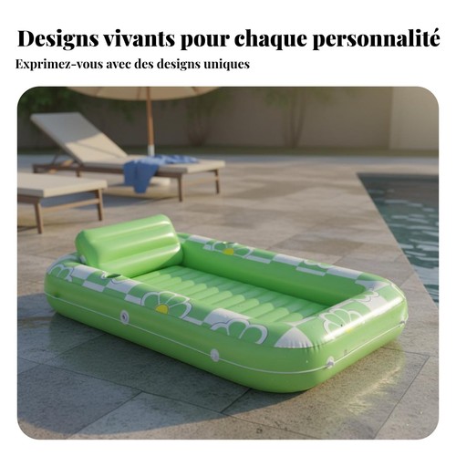 Lit piscine gonflable 2 - lit,