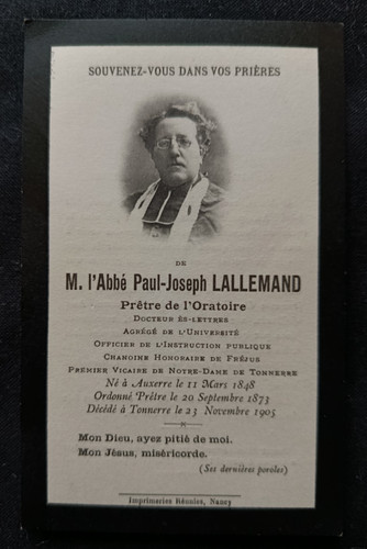 Ancienne image mortuaire - **, –