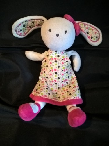 Doudou peluche lapin orchestra - peluche,