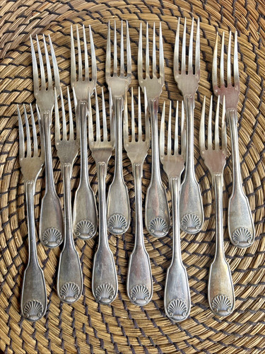 Christofle fish forks - christofle, 12