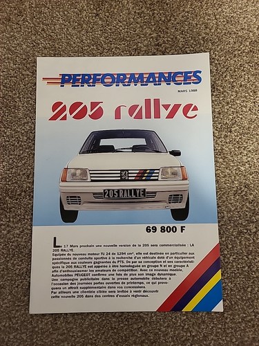 Brochure performances peugeot - brochure,