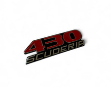 FERRARI 430 SCUDERIA LOGO | REAR EMBLEM BADGE | OFFICIAL SPARE PART 80624100