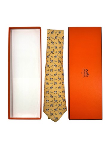 Cravate hermès soie - soie, made