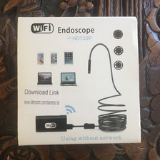 WiFi Endoscope Camera HD720P Barely Used Open Box 2.0 Megapixel! Read Desc!
