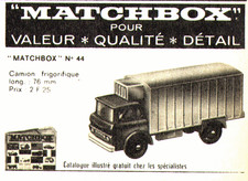 PUB VEHICLE "MATCHBOX" FRIDGE TRUCK 1967