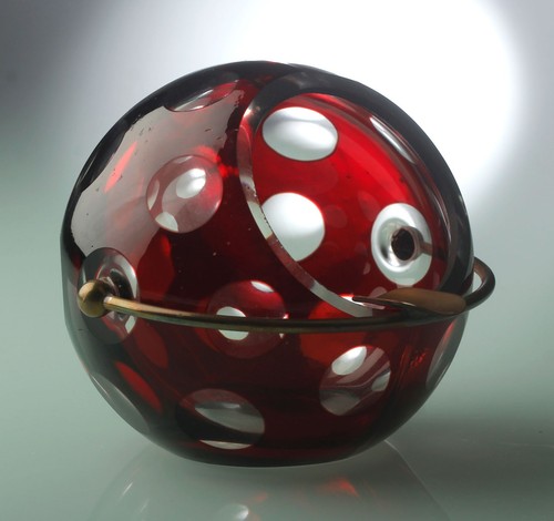Cendrier boule cristal - cendrier, en