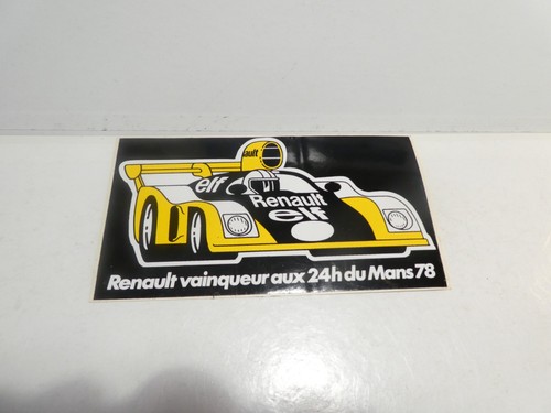 Autocollant renault elf - elf, "