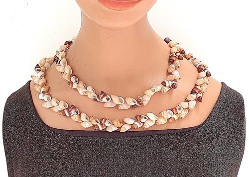 Collier coquillages - collier, de