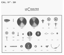 Jaeger LeCoultre 201 - Pièces