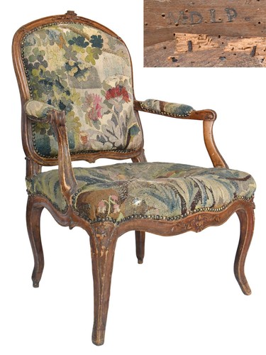 Fauteuil cabriolet époque - fauteuil, d'époque
