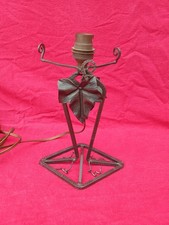 Pied De Lampe En Fer Forgé