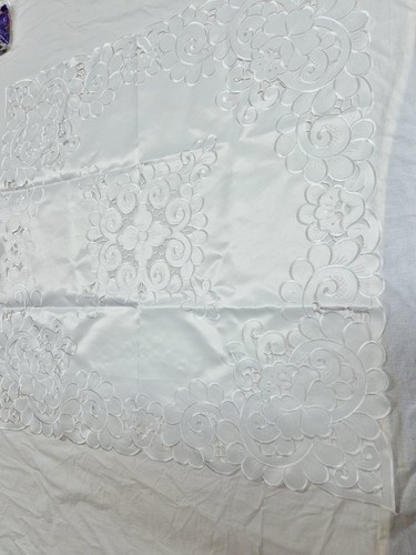 Nappe thé blanche - nappe, à