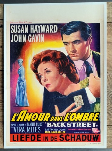 Belgian poster entoilée back - poster,