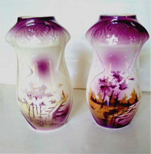Paire vases anciens - paire,