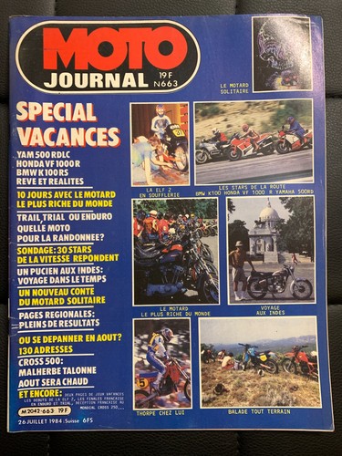 Moto journal 663 - moto, n°663