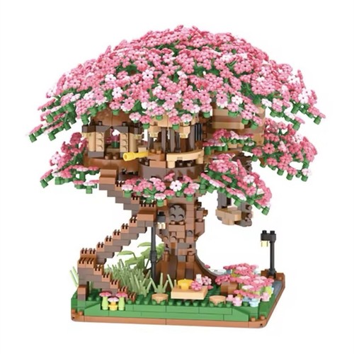 Maison arbre cerisier sakura - arbre,