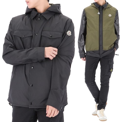 Moncler gilet capuche - à,