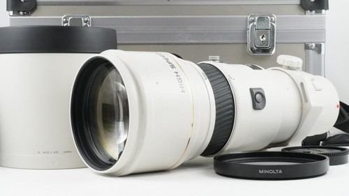 Objectif haute vitesse minolta - objectif,