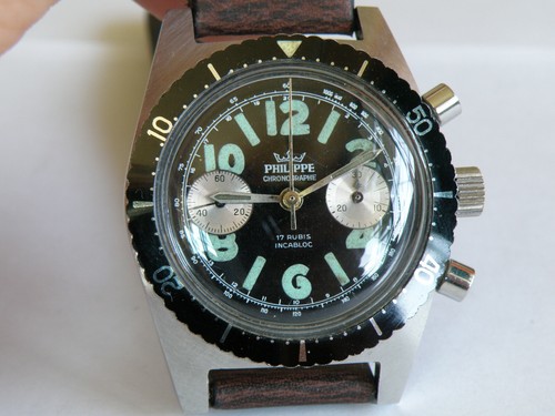 Philippe chronographe acier - chronographe,