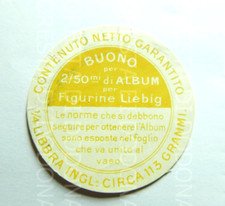 RARE VOUCHER FOR ALBUM FIGURINES LIEBIG DIE ADVERTISING VINTAGE STICKER
